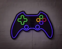 Sale Neonskilt Gamepad H. 40 x B. 60 cm Indendørs Væglamper
