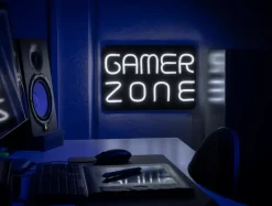 Hot Neonskilt Gamer Zone H. 28 x B. 41 cm Indendørs Væglamper