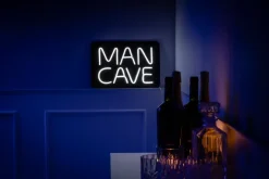 New Neonskilt Man Cave H. 28 x B. 41 cm Indendørs Væglamper