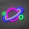 Best Neonskilt Planet H. 28 x B. 40 cm Indendørs Væglamper