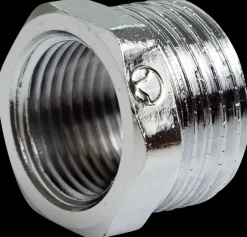 Nippelmuffe 3/4" x 1/2" - Messing forkromet Rør Og Fittings