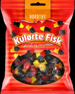 Kulørte fisk 170 g Slik