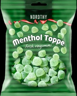Menthol toppe 170 g Slik