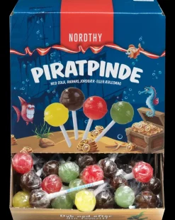 Clearance Slikkepinde Piratpinde 90 stk Slik