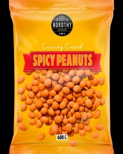 Hot Spicy Peanuts 600 g Chips Og Snacks