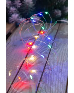 New Metalwire LED multifarve Lyskæder Udendørs
