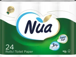 Discount Toiletpapir 3-lags - 24 ruller Toiletpapir, Køkkenrulle Og Servietter