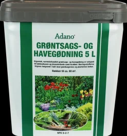 Organisk grøntsags- og havegødning 5 L Gødning Og Jord