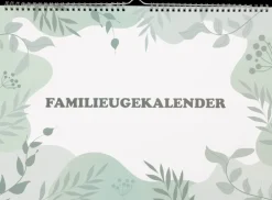Discount Familieugekalender A3 - ass. varianter Kontorartikler