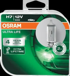 Hot autopære H7 Ultralife 2-pak Autopærer