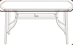 Outlet Ovalt bordovertræk 75 x 95 x 155 cm Overtræk
