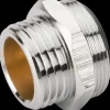 Clearance Overgangsnippel 24 mm x 1/2" - krom Rør Og Fittings