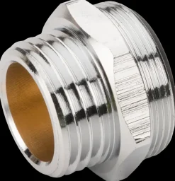 Clearance Overgangsnippel 24 mm x 1/2" - krom Rør Og Fittings