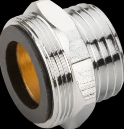Clearance Overgangsnippel 24 mm x 1/2" - krom Rør Og Fittings
