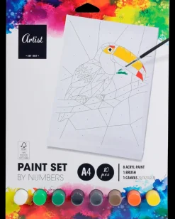 New Paint by numbers A4 Øvrige Hobbyartikler