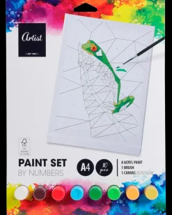 New Paint by numbers A4 Øvrige Hobbyartikler