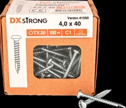 Best Panskrue 4,0 x 40 mm TX20 100 stk. Skruer
