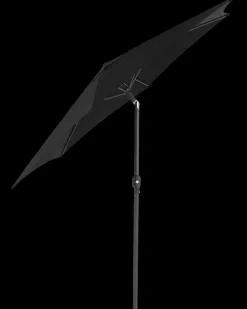 Clearance Parasol med tilt Ø3 m - sort Parasoller Og Parasolfødder