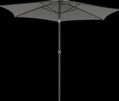 Hot Parasol med tilt Ø3 meter - Grå Parasoller Og Parasolfødder