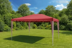 New Pavillon 3 x 4 m - rød Pavilloner, Partytelte Og Tilbehør