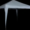 Discount Pavillon 3 x 3 meter Grå - Foldbar Pavilloner, Partytelte Og Tilbehør