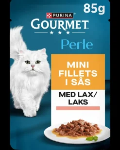 Outlet Perle vådfoder - Laks 85 g Hundefoder, Kattemad Og Godbidder