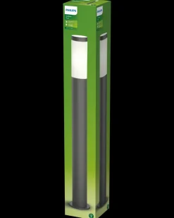 Outlet Havelampe E27 Utrecht H.80cm - antracitgrå Bedlamper
