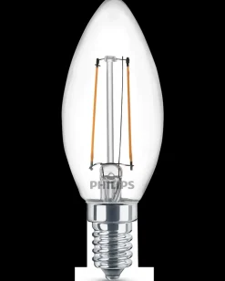 Discount LED-filamentpære 2W E14 2-pak Led-Pærer