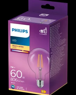 Outlet LED-pære filament 7W E27 G93 Led-Pærer