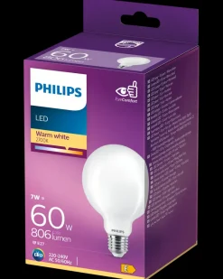 Discount LED-pære 7W E27 G93 Led-Pærer