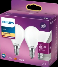 Best LED-pære 5W E14 P45 2-pak Led-Pærer