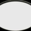 New Loftlampe SceneSw. slim Ø25cm 15W IP54 sort Udendørs Væglamper