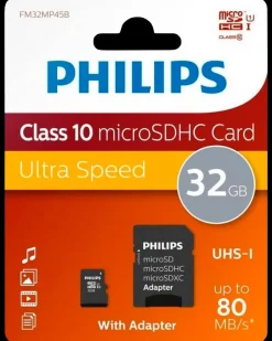 Best Micro SDXC kort - 32GB med SD adapter Hukommelseskort