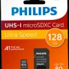 Clearance Micro SDXC kort - 128GB med SD adapter Hukommelseskort