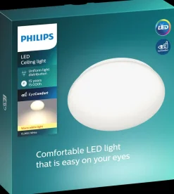 Hot Plafond Moire Ø22,5cm 6W - hvid Loftslamper Og -Pendler