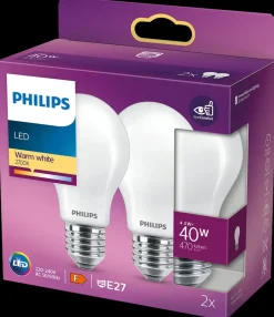 Outlet Pære 5W E27 A60 2-pak Led-Pærer
