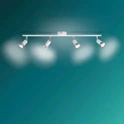 Online Spotlampe Limbali GU10 4 spot - hvid Loftslamper Og -Pendler