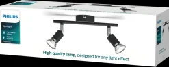 New Spotlampe Limbali GU10 2 spot - sort Loftslamper Og -Pendler