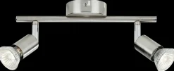 Clearance Spotlampe Limbali GU10 2 spot - krom Loftslamper Og -Pendler