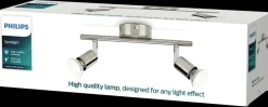 Clearance Spotlampe Limbali GU10 2 spot - krom Loftslamper Og -Pendler