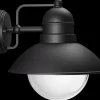 Outlet Væglampe Hoverfly E27 - sort Udendørs Væglamper