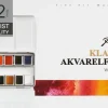 Hot Akvarelfarver 12 stk. - klassisk Øvrige Hobbyartikler