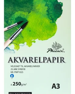 Best Akvarelpapir A3 - 25 ark Øvrige Hobbyartikler