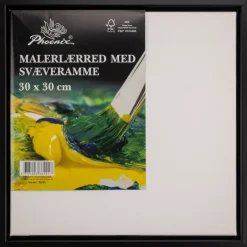 Hot Lærred med svæveramme 30 x 30 cm Svæverammer|Malerlærreder