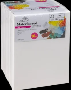 Outlet Malerlærred 18 x 24 cm 10-pak Malerlærreder