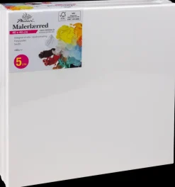 Discount Malerlærred 40 x 40 cm 5-pak Malerlærreder
