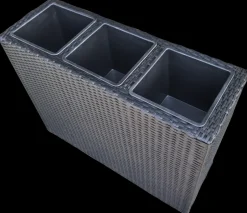 Discount Plantekasse 84 x 30 x 60 cm - sort Potter, Krukker Og Plantemøbler