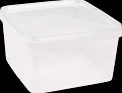 Online Plastbøtte med låg 3 l Firkantet Øvrige Køkkenartikler