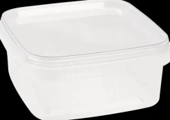 Plastbøtte med låg 600 ml Firkantet Øvrige Køkkenartikler