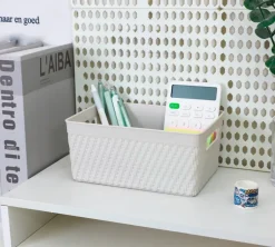Best Plastikkurv small - lysegrå Opbevaringsbokse Og -Kasser